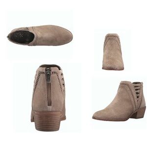 Vince Camuto Pimmy Ankle Booties Leather Cut-Outs women’s size 6.5